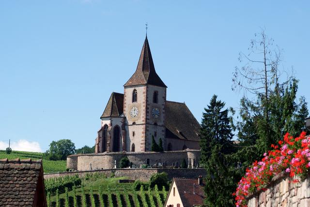 Église et cimetière fortifié : Hunawihr