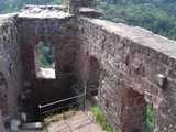 Nouveau Wasigenstein : tour-logis - fenêtre gothique trilobée  