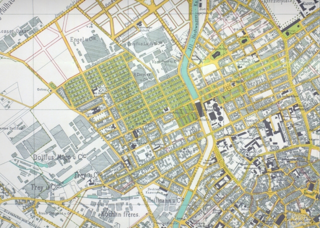 Plan de Mulhouse, 1911 (image interactive)