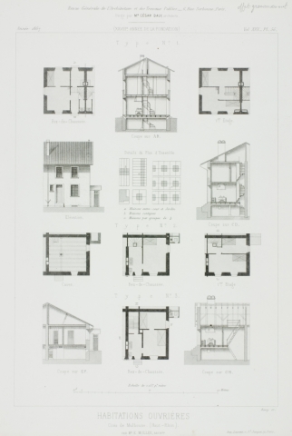 Trois types de maisons (image interactive)