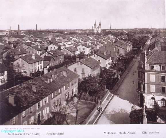 Mulhouse : cité ouvrière - vue générale de 1906