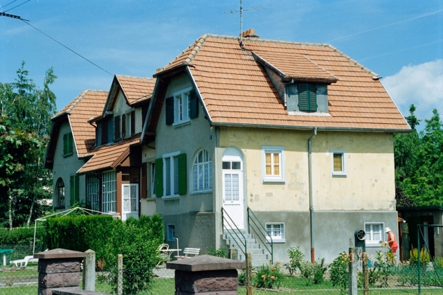 Wittelsheim : cité ouvrière de mineurs dite Graffenwald - maisons pluri-familiales