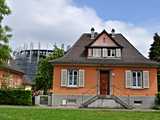 Strasbourg : cité-jardin Ungemach - vue vers le Parlement