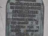 Strasbourg : cité-jardin Ungemach - plaque commémorative