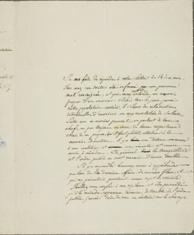 Lettre du préfet, 14 novembre 1833 (p. 3)