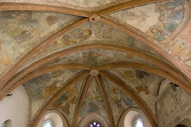 Église simultanée de La Petite Pierre : fresques du chœur