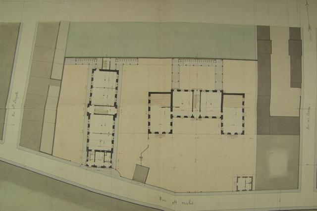 Rue Saint-Michel : école primaire et salle d’asile