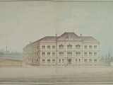 <em>Mittelschule</em> : dessin de la façade