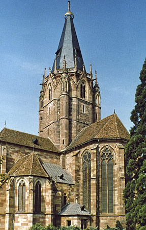 Wissembourg : église Saints Pierre et Paul, chevet