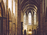 Colmar : collégiale Saint-Martin, vue de la nef vers le chœur