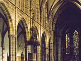 Wissembourg : église Saints Pierre et Paul, vue de la nef vers le chœur