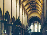 Haguenau : église saint-Nicolas, vue de la nef vers le chœur