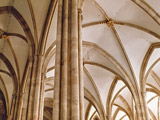 Strasbourg : église Saint-Thomas, vue générale des voûtes