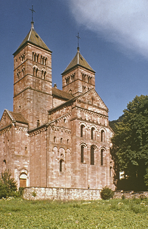 Murbach : ancienne abbatiale Saint-Léger