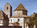 Ottmarsheim : ancienne abbatiale Saints-Pierre-et-Paul