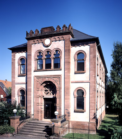 ﻿Niederbronn : synagogue - vue extérieure