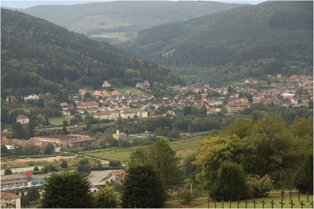 Petite ville de Rothau dans la haute vallée de la Bruche