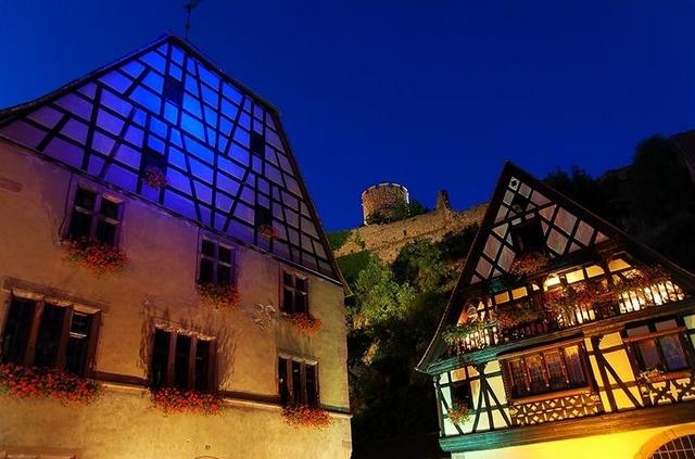 Kaysersberg : vue nocturne