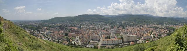 Guebwiller : vue panoramique