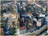 Wissembourg : centre - vue aérienne