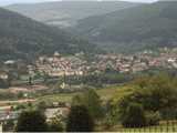 Petite ville de Rothau dans la haute vallée de la Bruche