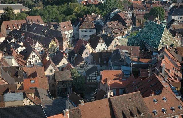 Toits du Vieux-Colmar : quartier du Koïfhus