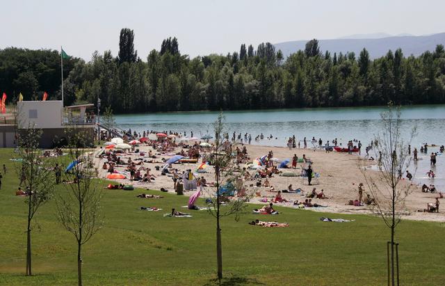 Colmar-Houssen : ancienne gravière devenue base de loisirs