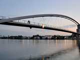 Huningue : passerelle des Trois Pays