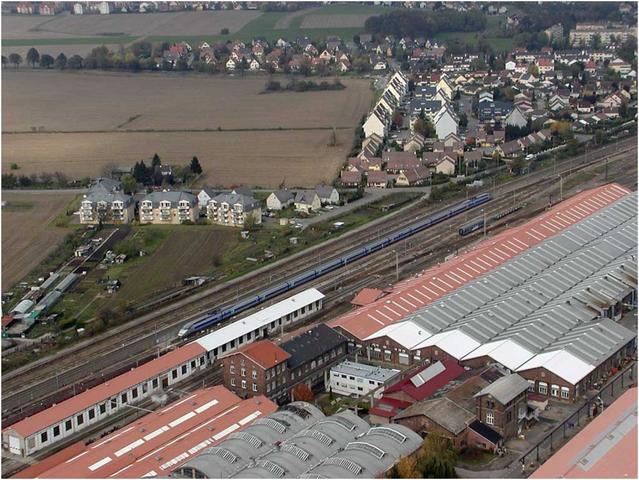 Un grand établissement industriel de réparation des rames TGV : les ateliers SNCF de Bischheim