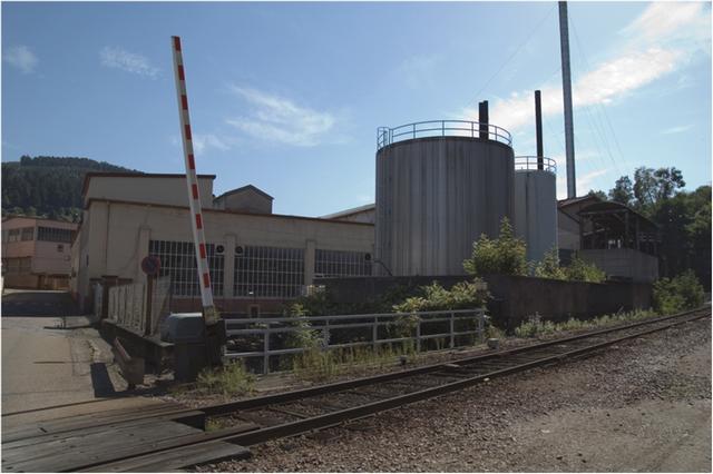 Friche industrielle de l’usine Steinheil à Rothau dans la haute vallée de la Bruche