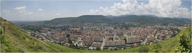 Guebwiller : vue panoramique