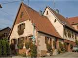 Un village de moyenne montagne : Breitenbach - maison restaurée dans le centre du village