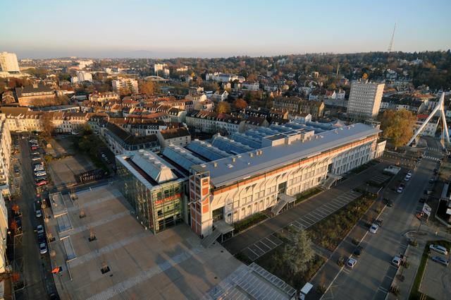 Mulhouse : la Fonderie - vue aérienne