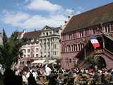 Mulhouse : place de la Réunion et Hôtel de Ville