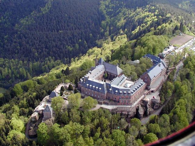 Mont Sainte-Odile : vue aérienne