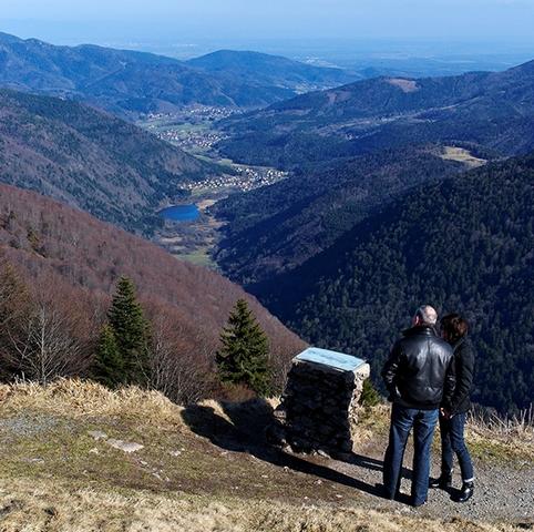 Vallée de la Doller vue du Ballon d'Alsace