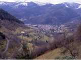 Vallée de la Thur : vue en hiver