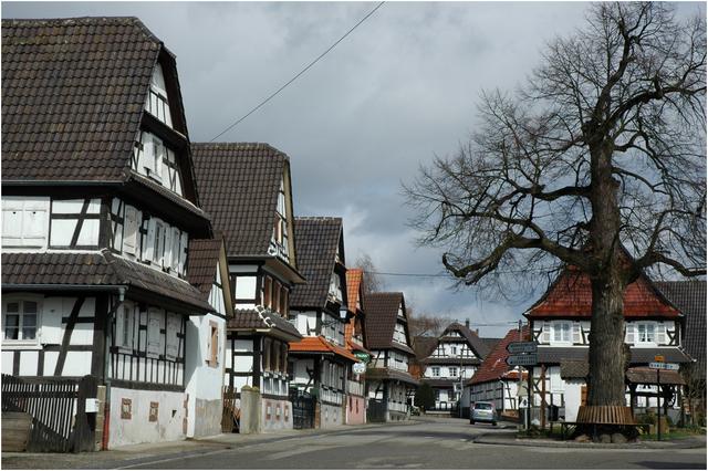 Hoffen : centre du village