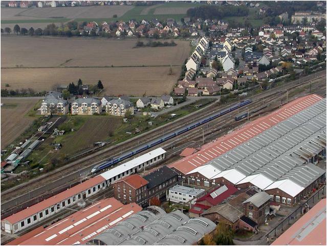 Un grand établissement industriel de réparation des rames TGV : les ateliers SNCF de Bischheim