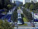 Strasbourg : quartier de l'Esplanade - station de tram