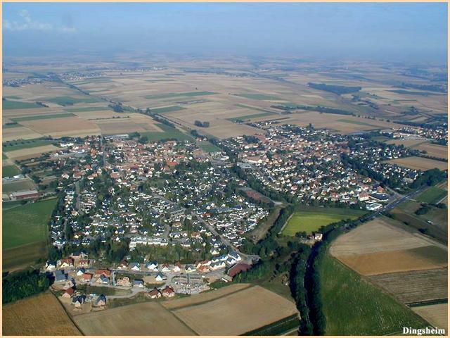 Périurbanisation à l’ouest de Strasbourg : Dingsheim et Griesheim-sur-Souffel