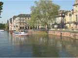 Strasbourg : embarcadère des bateaux mouches