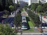 Strasbourg : quartier de l'Esplanade - station de tram