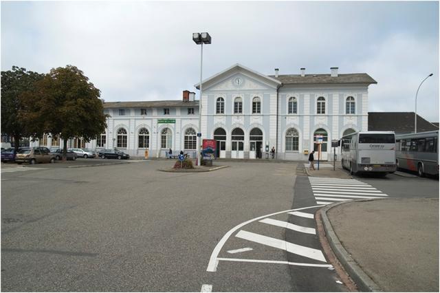 Sélestat : place de la gare