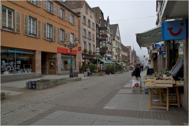 Saverne : rue piétonne du centre