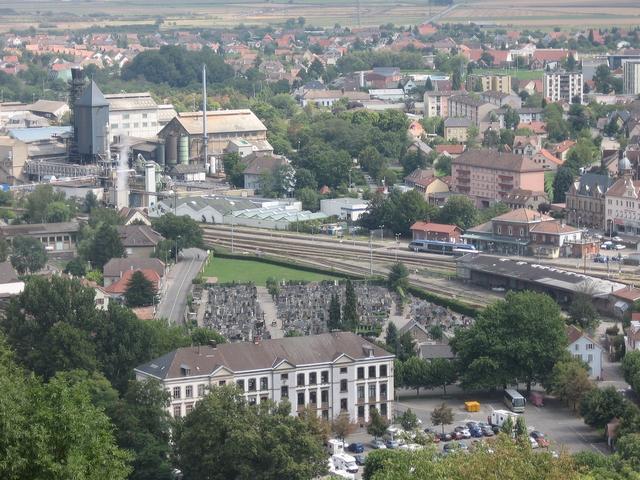 Thann : gare et zone industrielle