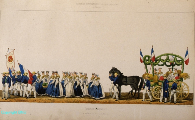 Cortège industriel de Strasbourg, 25 juin 1840