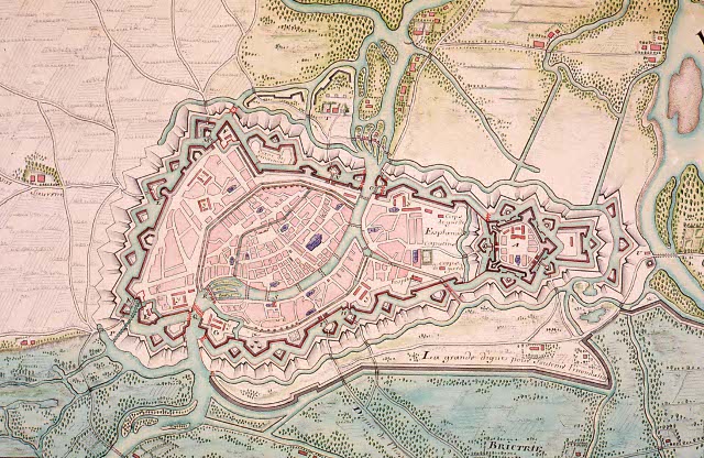 Strasbourg : plan des fortifications (XVIIIe siècle)