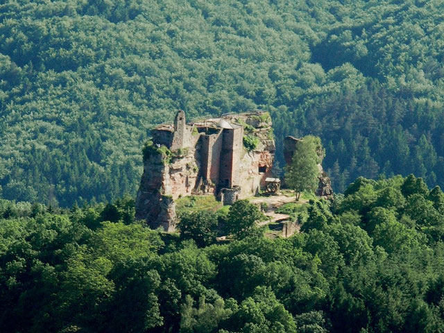 Fleckenstein : château troglodytique