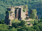 Fleckenstein : château troglodytique